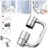 2/1Pcs 1080 Degree Swivel Stainless Steel Kitchen Faucet Extender Universal Dual Mode Bathroom Sink Accessories with Adapter