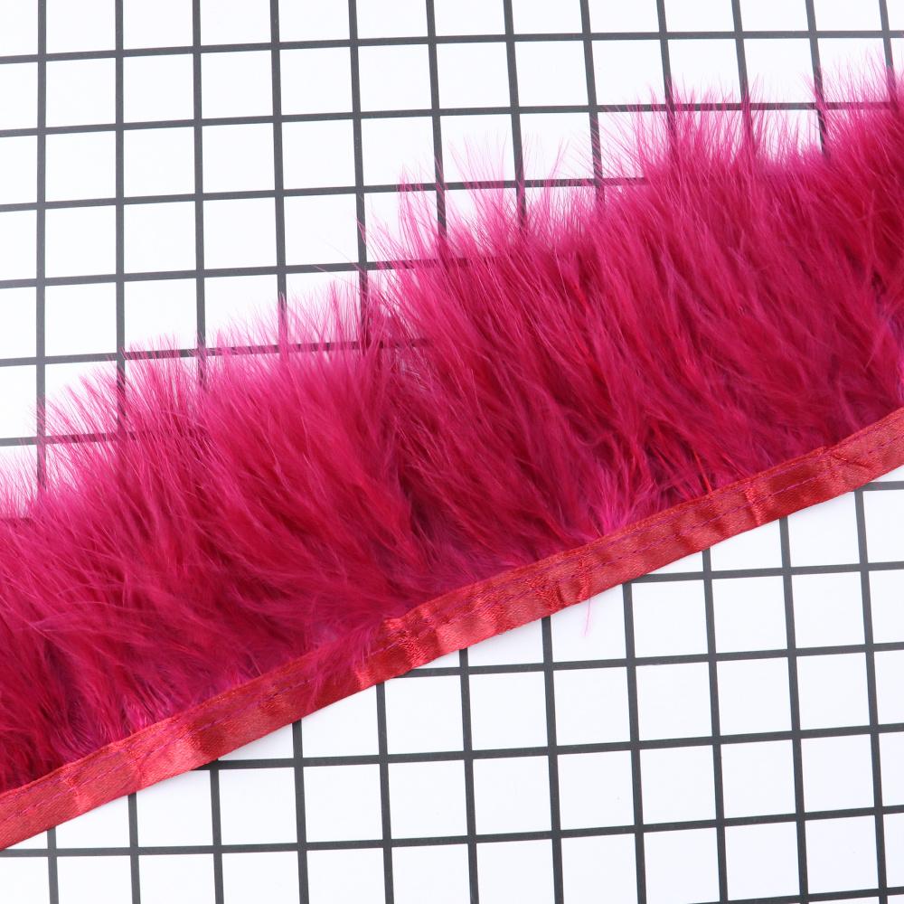 8-10Cm Marabou Turkey Feathers Trim Ribbon Diy Crafts Wedding Party Decor Sewing Clothing Accessories Handmade Home Plume Decor
