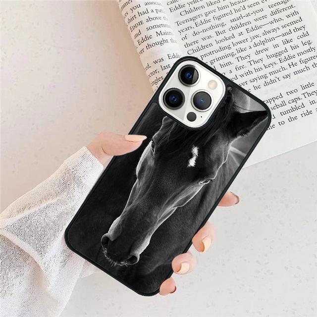Лошадь Животное Бег крутой Чехол для телефона Cover Для iPhone 17 Air 16 15 14 Plus apple 16 11 12 13 Pro Max coque