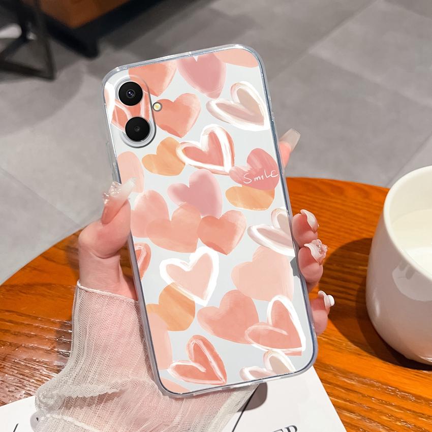 For Samsung A07 A71 M36 F36 F56 A17 A37 A53 A54 Phone Case Summer Fruit Patterns Ultra Thin Transparent TPU Protective Shell For Samsung Bumper Casing