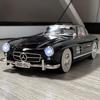 1:18 Benz 300SL Высокодетализированная Металлическая Модель Автомобиля Масштабная Декорация для Спальни и Подарок на День Рождения Мальчика Декорации для Гостиной и Праздника