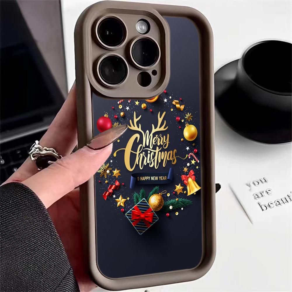 Мягкий чехол Sky Eye Ladder для Xiaomi 14T Redmi 13c 14c Note 12 13 Pro Все модели Xiaomi Redmi Чехлы для телефонов NY38 Новый год Веселая рождественская елка