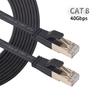 Flat CAT8 RJ45 Speed Routing Ethernet 40Gbps Super Cable Network Lan Patch Cord