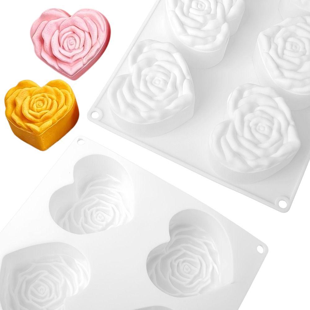Nonstick Mousse Cake Mold Heart Shaped Silicone Cake Mold Gift Dessert Mold Chocolate Making