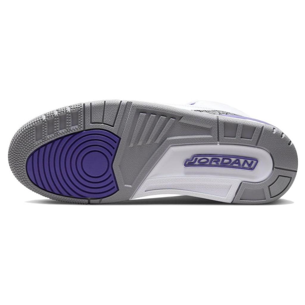 Мужские кроссовки Air Jordan 3 Retro Dark Iris белые черные цементно-серые CT8532-105