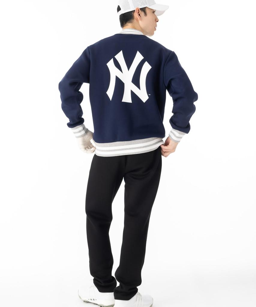 NEW ERA Golf Sweatshirt Tech Sweat Mock Neck MLB New York Yankees Navy 15129431 XL