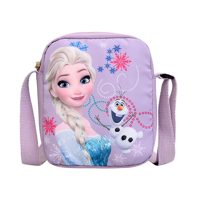 Disney Кросс-боди сумка с принцессой Замороженная Эльза София Мультяшная сумка через плечо для девочек Повседневная модная уличная сумка Подарок на день рождения