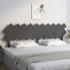 VidaXL Headboard Grey 196x3x80.5 Cm Solid Pine Wood 819242