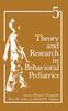Книга Theory and Research In Behavioural Paediatrics : V. 5