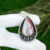 Natural Crazy Lace Agate Gemstone Pendant 925 Sterling Silver Indian Jewelry