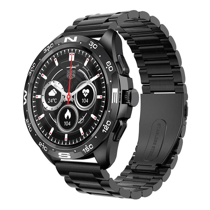 1,32 дюйма 360*360 пикселей Смарт-часы Мужские Звонки по Bluetooth Пользовательский циферблат Вращающийся безель Смарт-часы Водонепроницаемые Для Android Ios