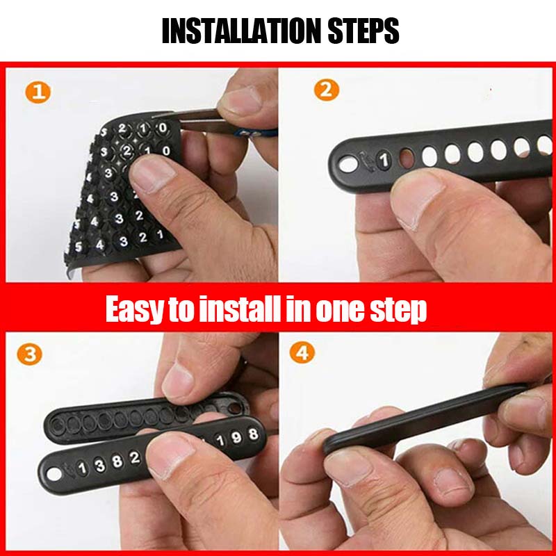 Автомобильный брелок для ключей с защитой от потери телефонного номера