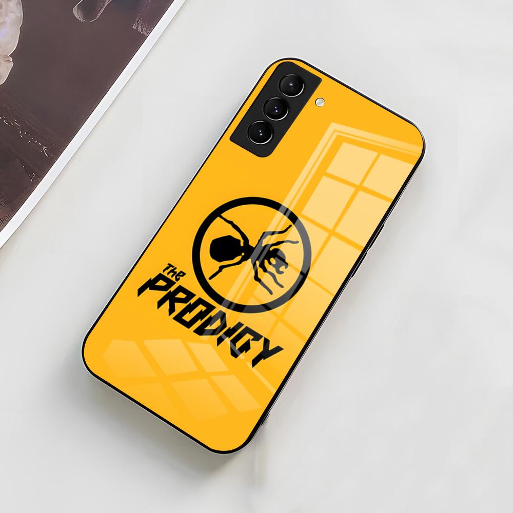 Чехол для телефона с логотипом артиста The Prodigy для Samsung A56 A36 A26 A16 A15 A25 A35 A55 A14 A34 A24 A54 Стеклянный чехол
