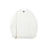 Li Ning Vital Series Solid Color Crew Neck Pullover Sweatshirt Unisex Sweatshirt Off-White AWDT701-3