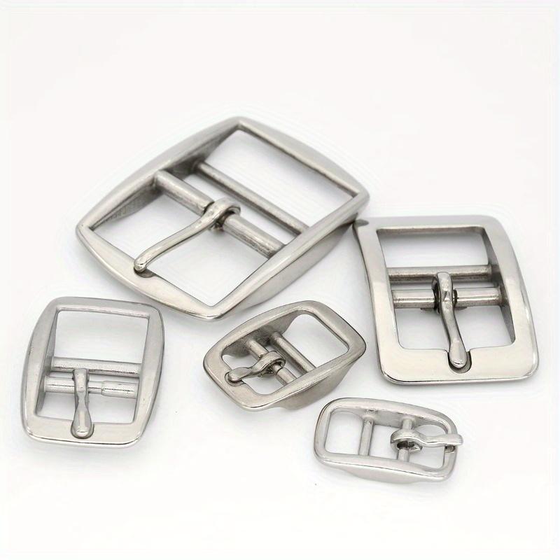 26mm/38mm Stainless Steel Belt Buckle Adjustable Single Pin Buckle Leathercraft Parts Accessories