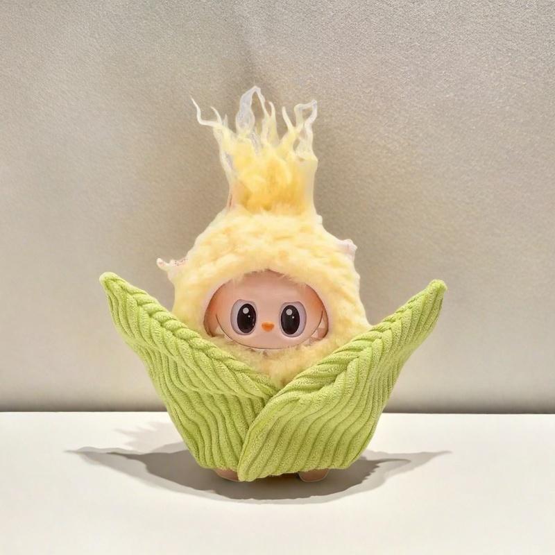 Mini Plush Doll'S Instant Noodle Bucket Clothes or Korea Kpop Exo 15-17cm Labubu Idol V1 V2 Overalls Set Clothing Gift