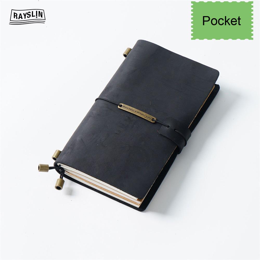 7 Colors 4 Sizes Travel Journal Genuine Leather Cover Handmade Notebook DIY A5 Diary Office School Note Book Free Embossing Name