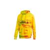 Adidas Originals Logo Print Tie-Dye Hoodie Men Tops Yellow GD6002