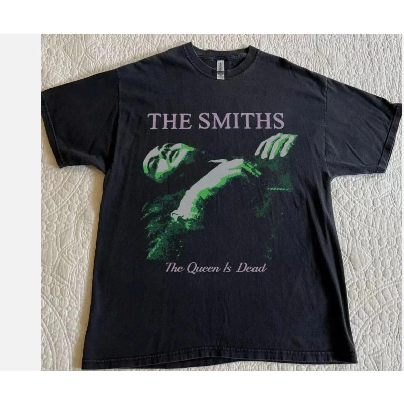 Футболка 90-х, The Smiths, "The Queen Is", Весна/Лето, Новая мужская повседневная мода, Унисекс футболка