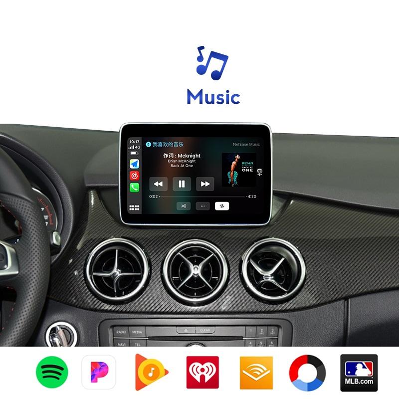 Беспроводной CarPlay для Mercedes Benz E Class W212 2009 2010-2015 NTG 4.0 4.5 5.0 с Android Auto Mirror Link AirPlay Decoder Box