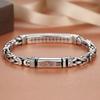 Bracelet Men's Trend Retro Safe Pattern Woven Chain Domineering Fashion Personality Single Bracelet