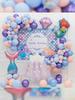 104PCS New Mermaid Themed Girl Birthday Party Decoration Year End Banquet Latex Balloon Set Atmosphere Scene Decoration Props