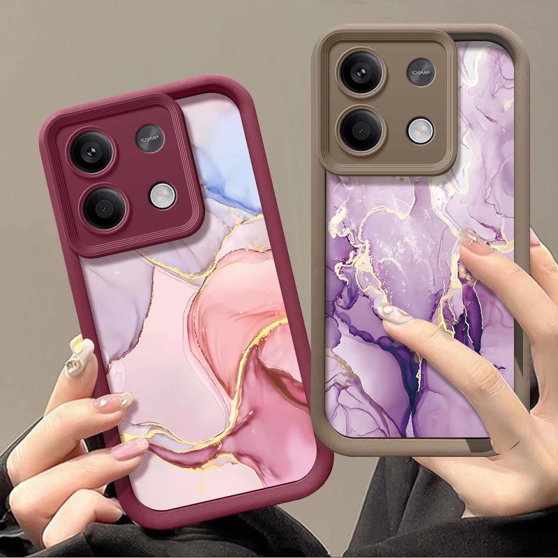 Для Xiaomi Poco F6 X6 X5 13T 11T Pro Redmi Note 13 12 11 10 Pro Max чехол противоударный мраморная текстура матовый силиконовый мягкий защитный чехол для линз телефона