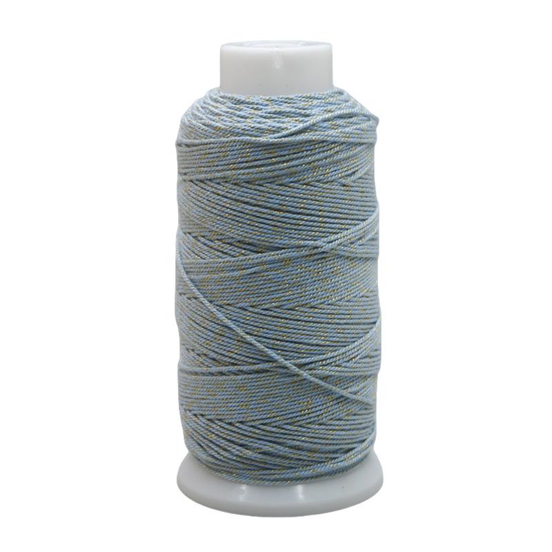 Большой рулон 100 г золотая хлопковая нить для ручного плетения 1,0 мм тибетская ручная веревка кисточка нить Diy Wenwan Bodhi специальная плетеная нить