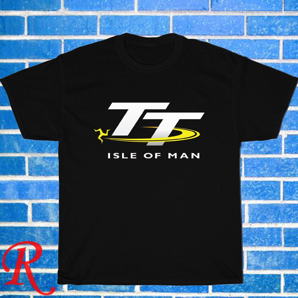 Новая футболка унисекс с логотипом гонок Isle Of Man TT Черный/Серый/Темно-синий Размеры S-5XL