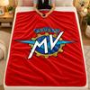 Flannel BlanketMV Agusta Warm Soft Throw Blanket for Indoor Sofa Bed Living Room Use