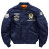 Mens Oversized Bomber Jacket With Multiple Pockets Water-Resistant Nylon Winter Outerwear Casual Streetwear