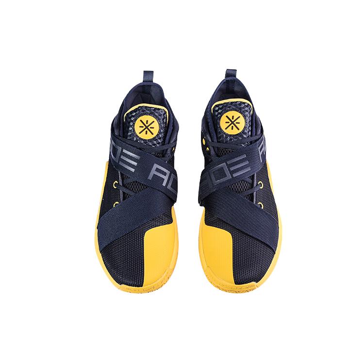 Li Ning All City 7 Амортизация, Износостойкие Средние Подростковые Баскетбольные Кроссовки Мужские Черно-Желтые ABAN047-10