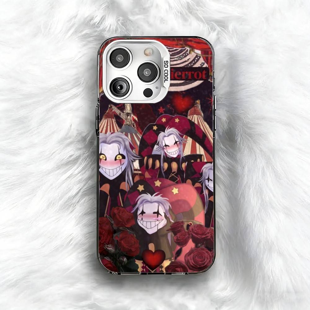 Чехол для телефона F-Freak C-Circus P-Pierrot для iPhone 16 17 15 14 12 13 Pro Max Черного цвета Ударопрочный чехол
