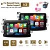 7/8 "GPS-навигация Радио Android 2 автомобильный мультимедийный автоплеер Carplay для Dacia Sandero Duster Renault Captur Lada Xray 2 Logan