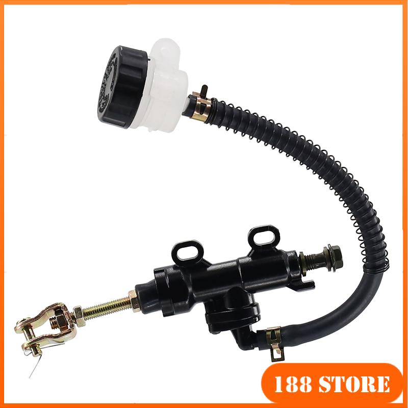 Universal Motorcycle Rear Brake Pump Hydraulic Master Cylinder For ATV 50-250CC Pit Dirt Bike