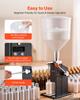 VEVOR Manual Filling Machine, 5-60 ml, 10 L Hopper, Paste Liquid Filler, for Water, Honey, Oil, Shampoo and Lotion, Anti-Drip Nozzle