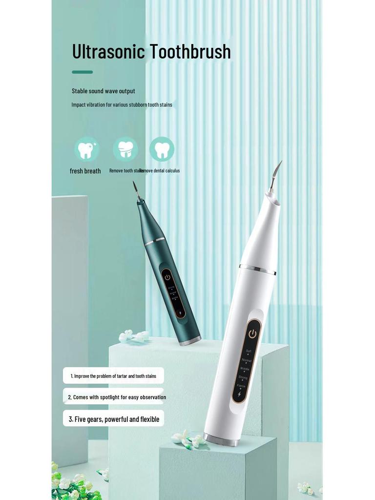 Портативный ультразвуковой очиститель зубов - Устройство для удаления зубного камня и отбеливания