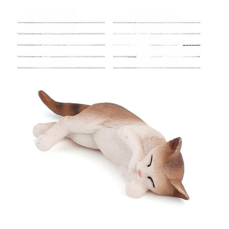 Детский набор игрушек «Черно-белый котенок» — китайские сельские украшения в виде кошечки