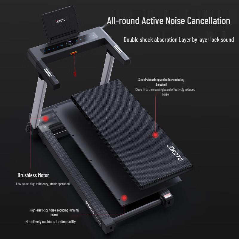 JOROTO M25 Foldable Home Treadmill CN plug (adapter included)