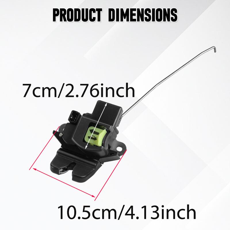Car Rear Tailgate Trunk Latch Actuator Lock for Hyundai Accent Solaris Verna 2012 2013 2014 2015 2016 2017 81230-1R010 3 P