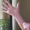 Pink Nitrile Gloves Disposable 3.5mil Industrial Work & Safety Gloves Non-Sterile Kitchen Household Cleaning Gloves Latex Free