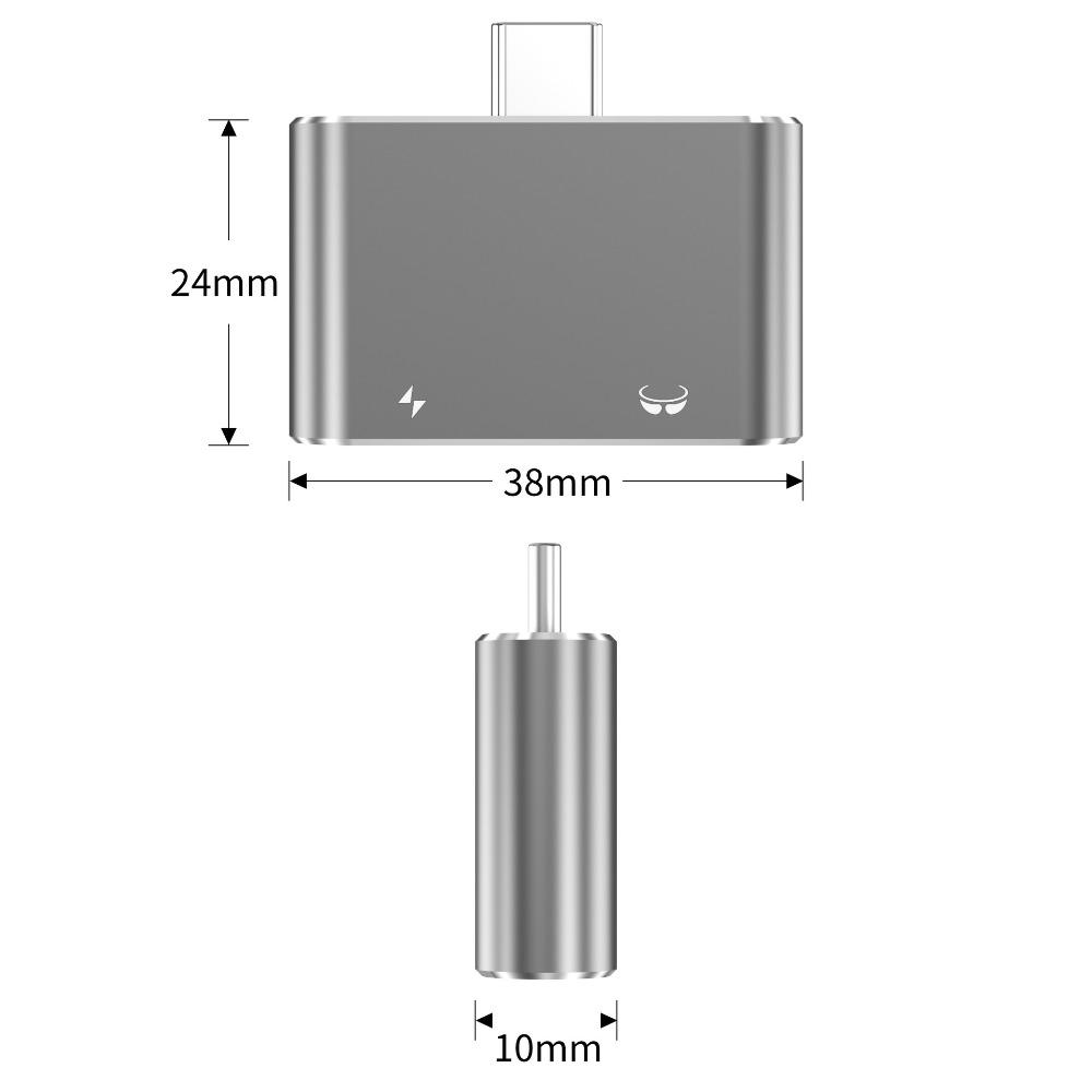 Док-станция для AR-очков PD Зарядка Передача данных 2 в 1 Адаптер Type C для телефона, планшета