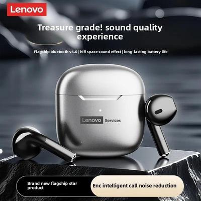 Оригинальные беспроводные наушники Lenovo LE201 Bluetooth 6.0 Вкладыши ENC Шумоподавление при звонках Сверхнизкая задержка Объемный звук