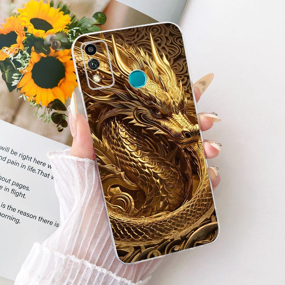 Transparent Cover For Honor 9X Lite Case Cute Fashion Butterfly Funny Painted Casing For Honor JSN-L21 JSN-L22 JSN-L23