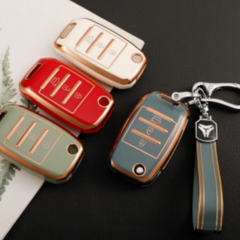 Чехол для автомобильного ключа, сумка, держатель для брелка для Kia K2 K3 K5 Ceed Cerato Sportage Picanto Optima Rio3 Sorento Forte Stinger 2017 2018