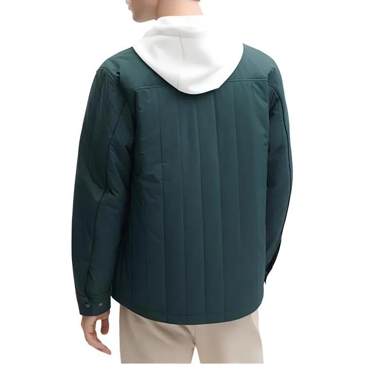 FILA Puffer Jacket Men's Dark Bamboo Emerald (Unisex) Puffer Jackets F11M348902F DG