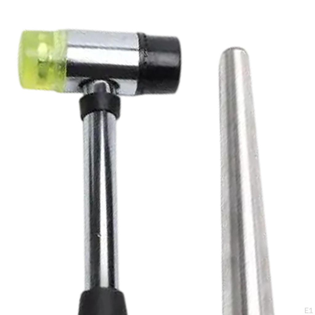 Инструмент для увеличения ювелирных колец с резиновым молотком, легкий, портативный, для самостоятельного изготовления из металла