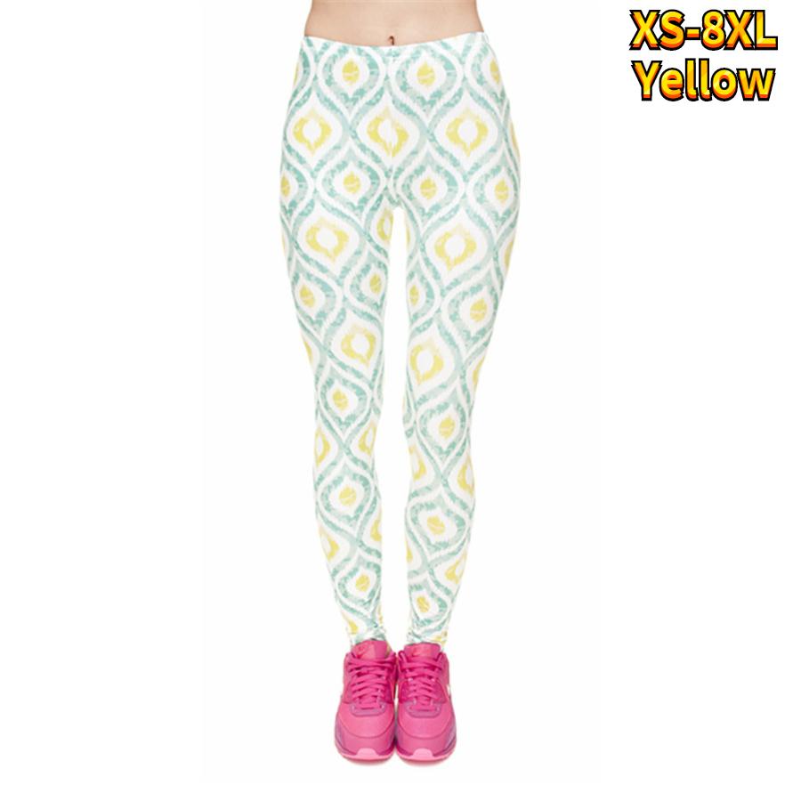 Womens Light Purple Feather Prints Stretch Yoga Leggings Fitness Running Gym Sports Active Pants