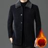 High-end Woolen Coat Men's Coat Top Lapel Jacket Spring and Autumn New Fashion Casual Woolen Jacket Men
