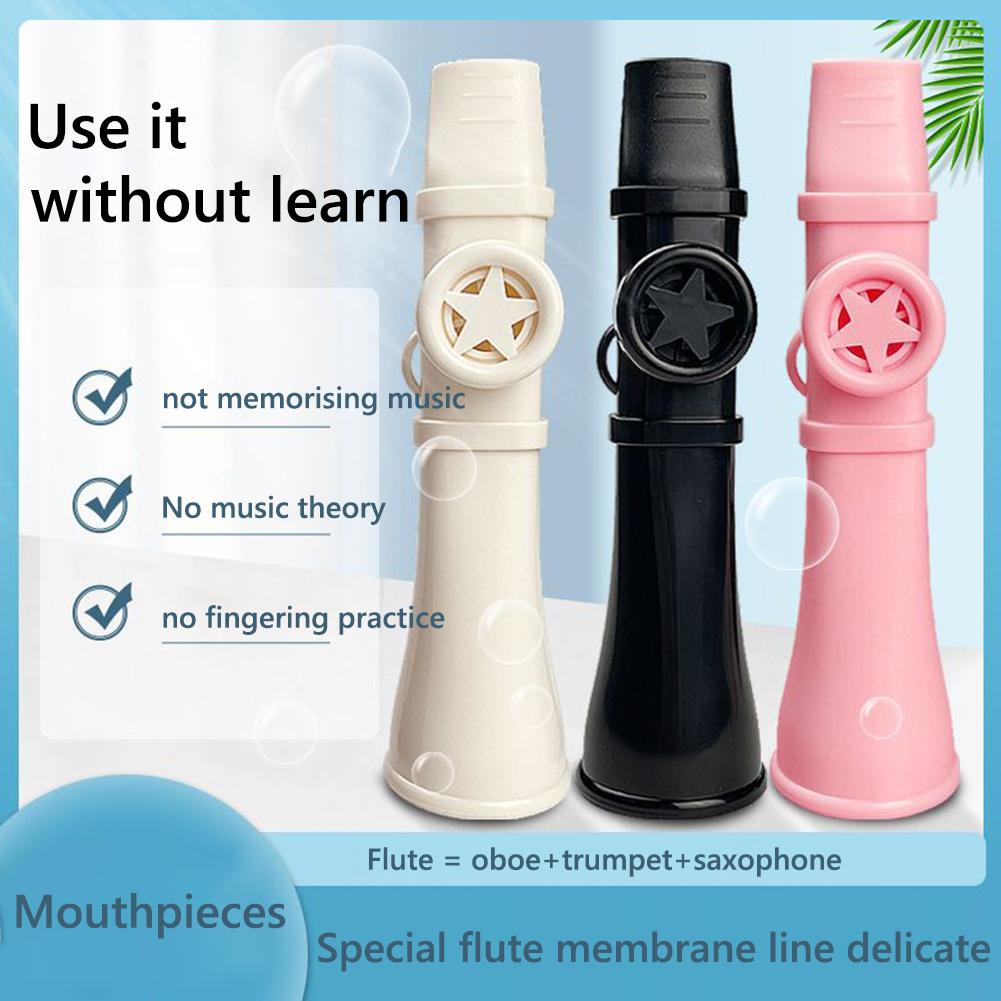 1-3 шт. Музыкальные инструменты с ремешком Смешной музыкальный свисток Пластиковый мундштук дуду Флейта для детей и взрослых